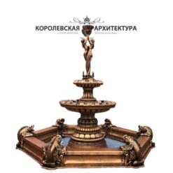 Дворцовый фонтан в бронзе