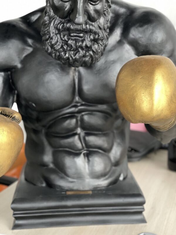 Бюст Геракл в золотых перчатках,черный цвет (90 см) 15 photo1669120331 1