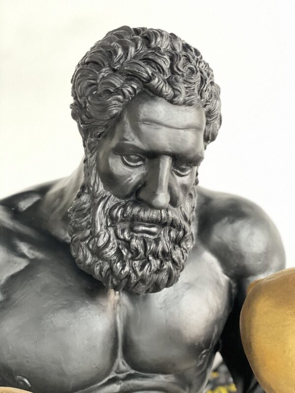 Бюст Геракл в золотых перчатках,черный цвет (90 см) 16 photo1669120361 1