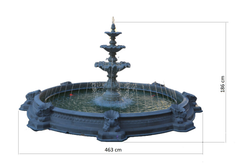 Покровский фонтан размеры