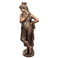 Скульптура девушки «Муза» (120 см). Бронза.