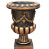 Дворцовый вазон в классической бронзе