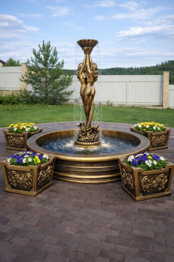 kamennyj czvetok fontan s rusalkami