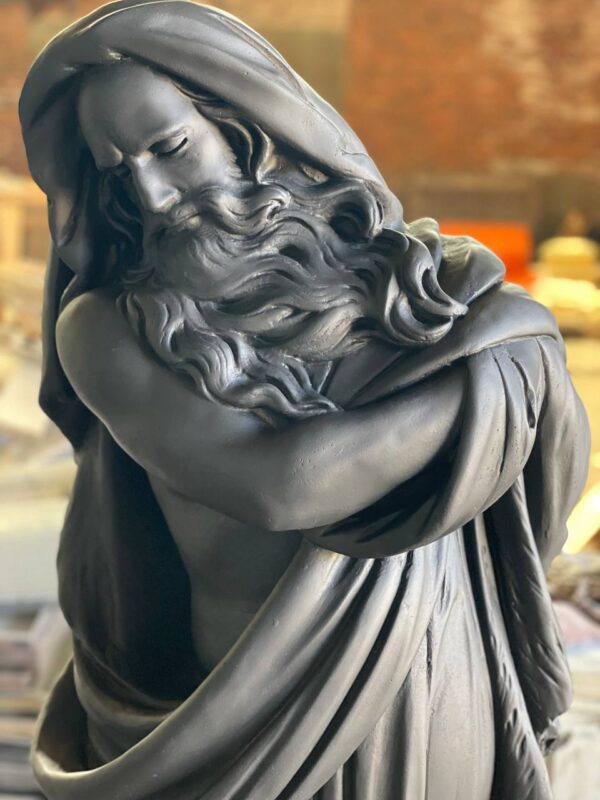 skulptura posejdona 127 sm. chernyj 3