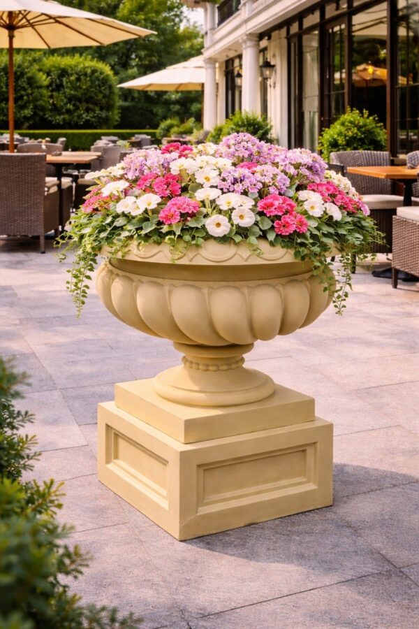 Вазон "Классический средний" Ø70 H65 см — бежевый 6 vazon klassicheskij srednij 2 1