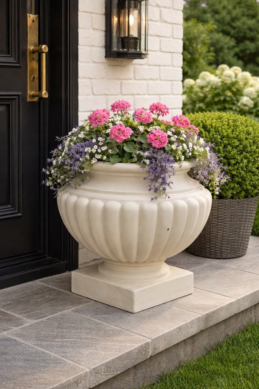 Вазон «Пьемонт» Ø53 H56 см 1 Вазон Пьемонт для ландшафта и интерьера