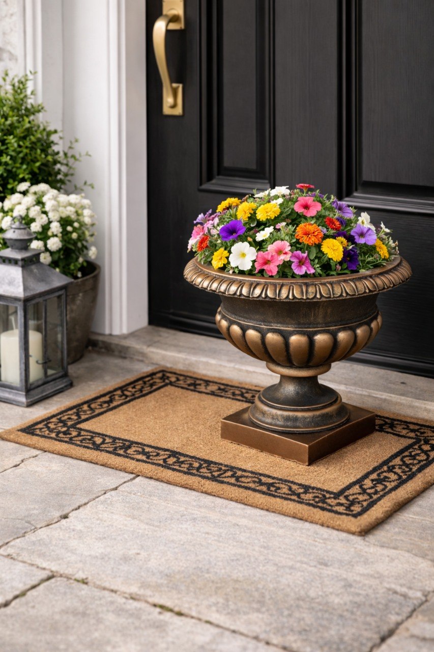 Вазон "Тоскана малый" Ø55 H43 см — бронзовый 2 Вазон "Тоскана малый" Ø55 H43 см — бронзовый — изображение 2