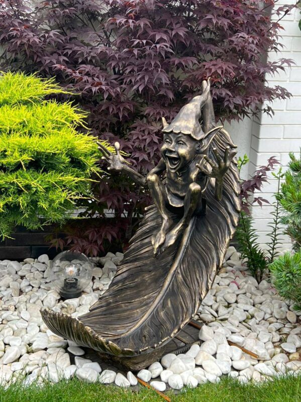 Магазин скульптур и фонтанов 81 skulptura goblin na pere 100 sm 1