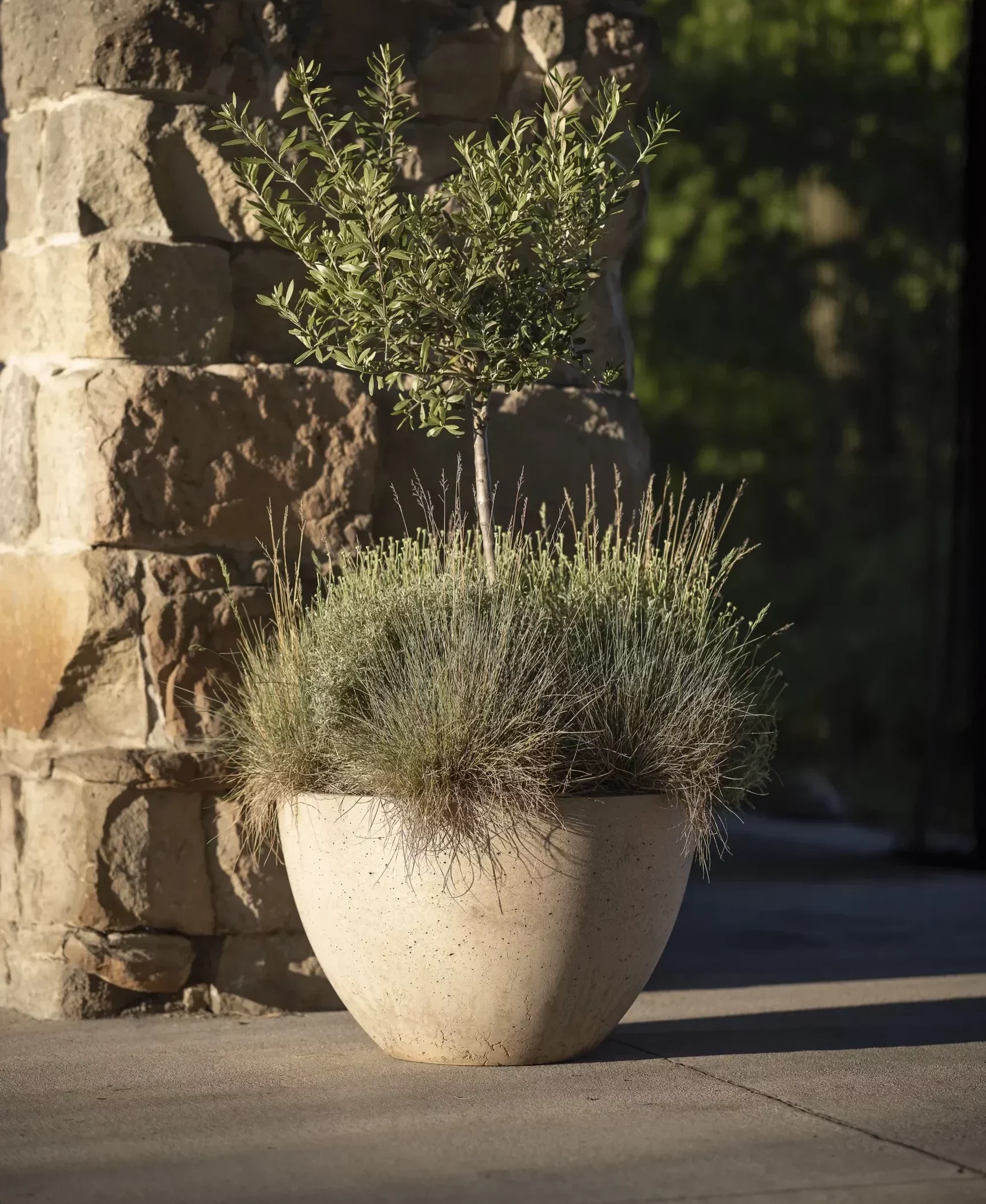 Кашпо для цветов Лофт (размер "M") 1 Кашпо из бетона