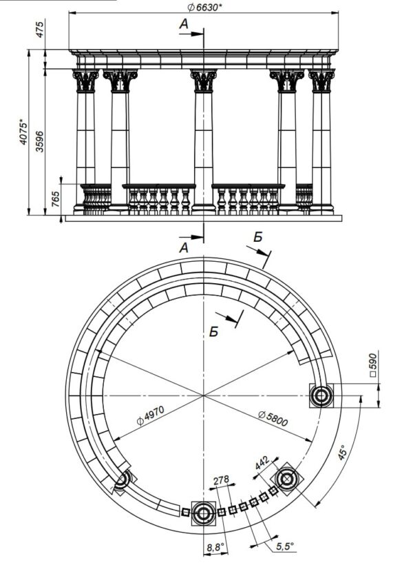 Ротонда Аргос (6630 мм) 18 rotonda 6630 10