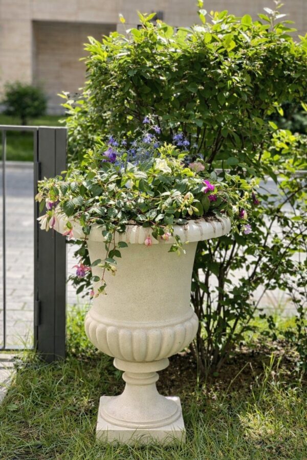 Alternative view of Вазон "Верона" Ø54 H69 см — бежевый