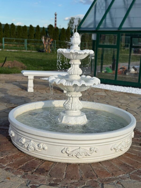 Фонтан Верона в белом 9 fontan verona v belom