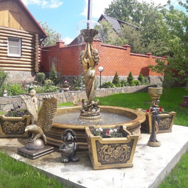 Фонтан Королевский с русалками и вазонами 12 5346227668196124391