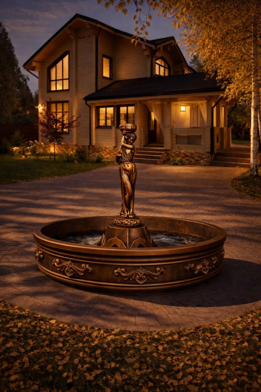 Фонтан Флоренция с Афродитой в бронзе Ø150 2 Фонтан Флоренция с Афродитой в бронзе Ø150 — изображение 2