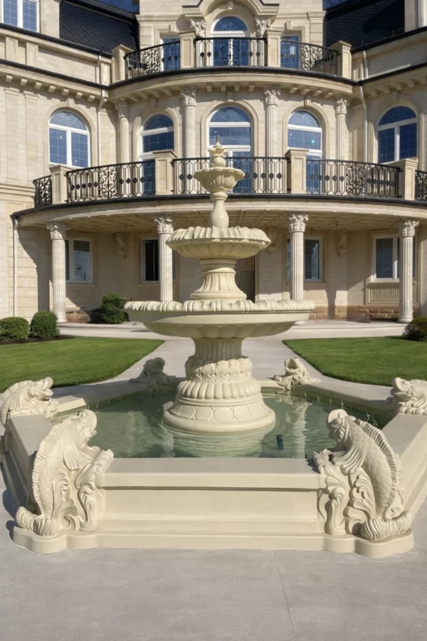 Фонтан Дворцовый бежевый Ø4500