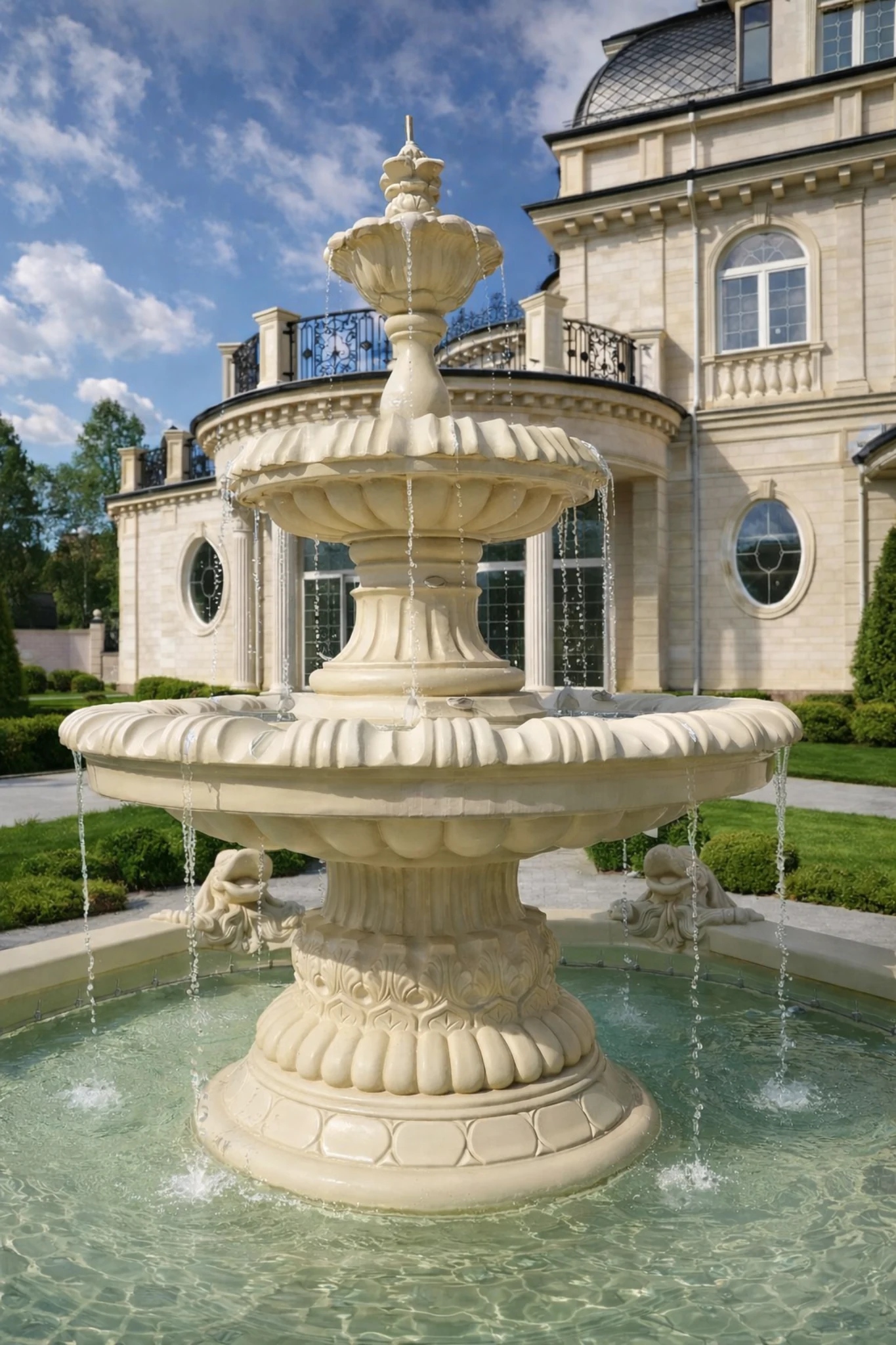 Фонтан Дворцовый бежевый Ø4500 3 Фонтан Дворцовый бежевый Ø4500 — изображение 3