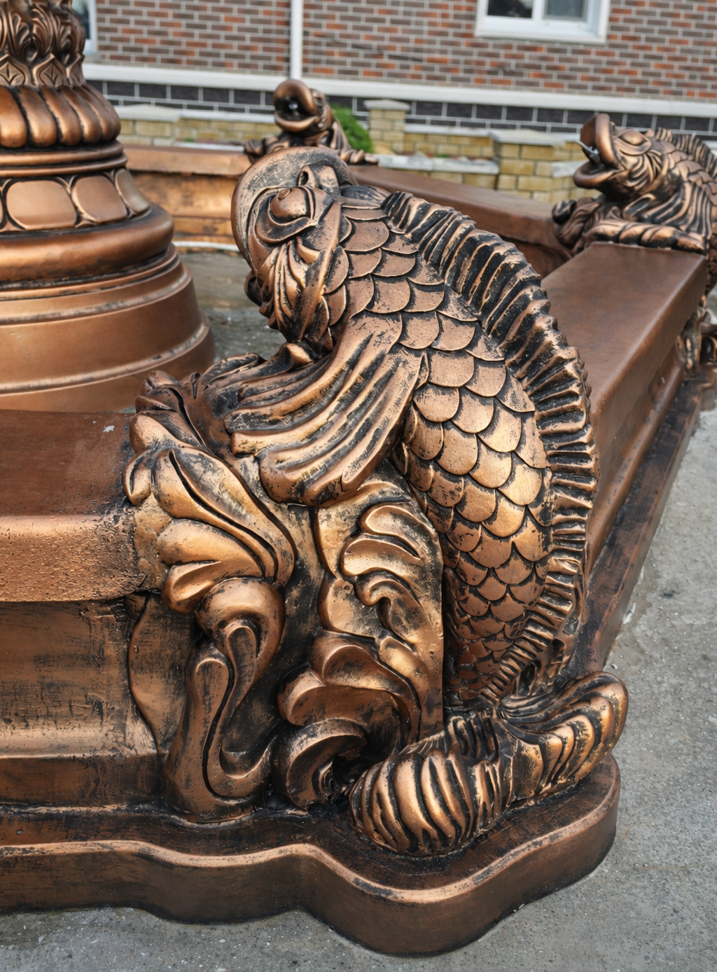 Фонтан Дворцовый с русалками Ø 450 бронзовый 6 Фонтан Дворцовый с русалками Ø 450 бронзовый — изображение 6