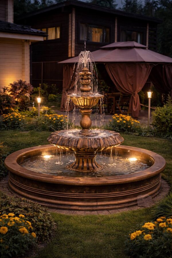 Фонтан королевский античная бронза
