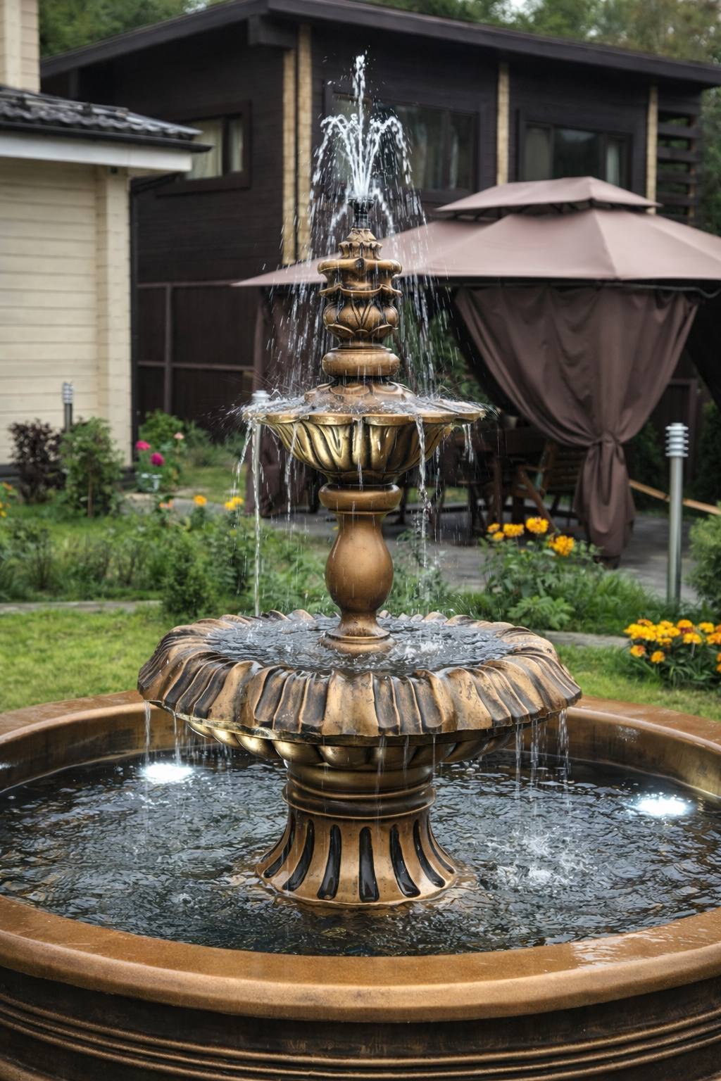 Фонтан Королевский Ø235 см – античная бронза 3 Фонтан королевский античная бронза