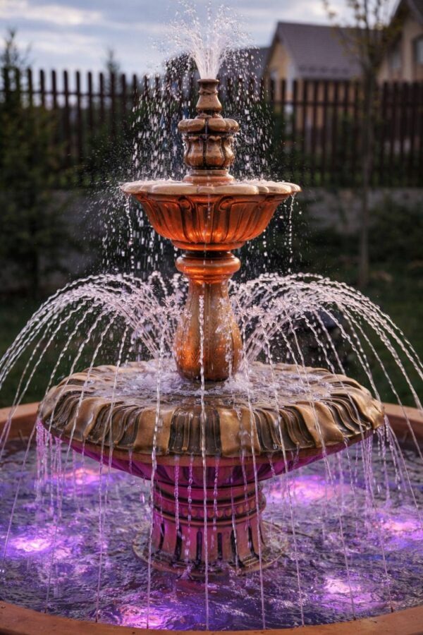 Фонтан королевский бронза