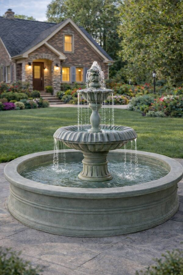 Фонтан королевский бетон