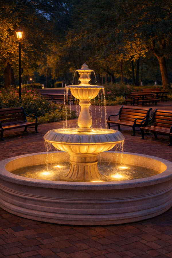 Alternative view of Фонтан Королевский Ø235 см – тераццо