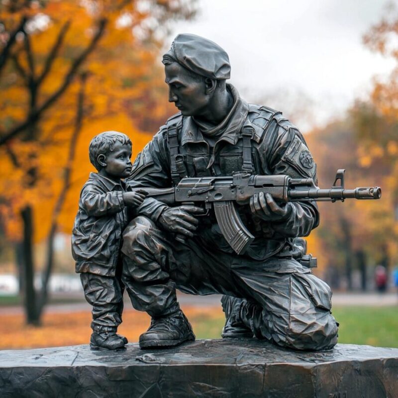 Магазин скульптур и фонтанов 14 Воины, бойцы, солдаты