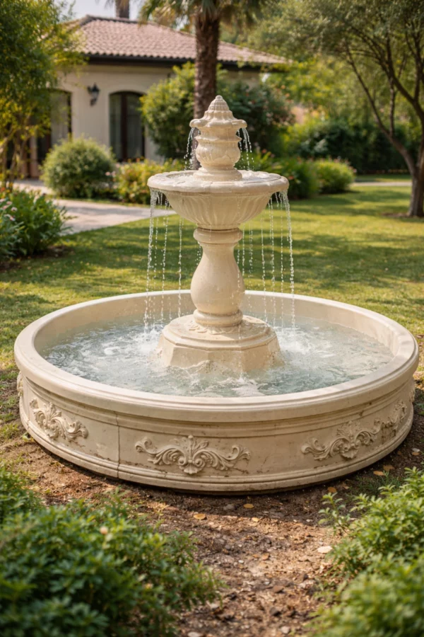 фонтан венеция бежевый 150 см купить для частного дома