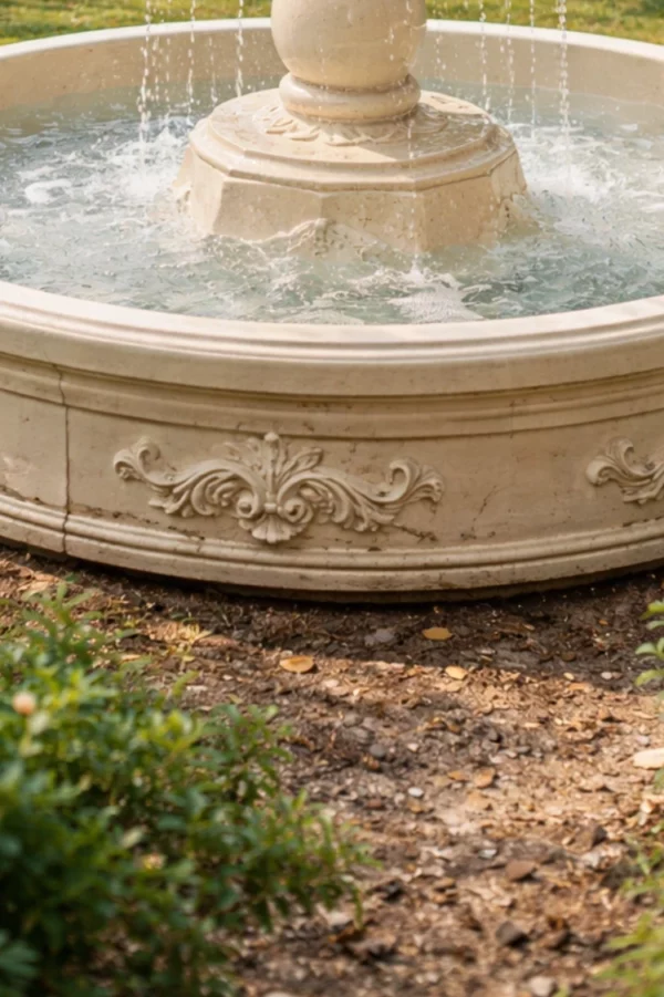 фонтан венеция бежевый орнамент чаши деталь