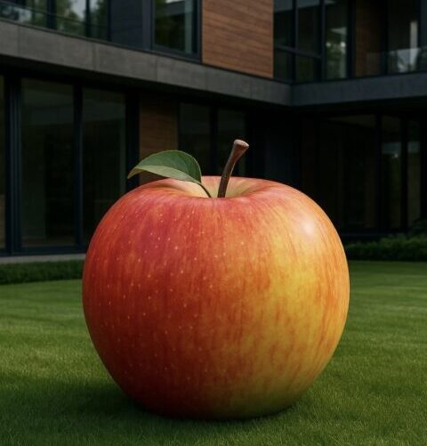 Скульптура яблоко садовое