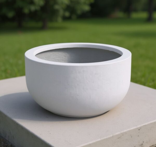 Полистоун или бетон для сада 4 Вазон Сиэтл D 900 Н 500