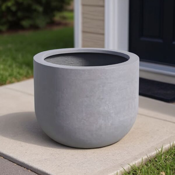 Полистоун или бетон для сада 5 Вазон Сиэтл D900 H 700