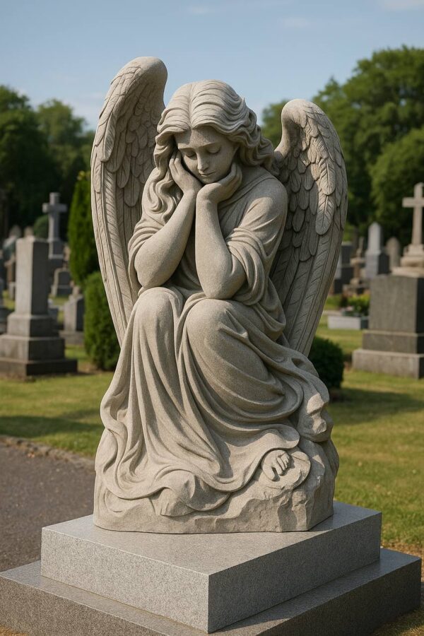 скульптура задумчивый Ангел