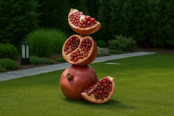 Арт-объект из композита гранат