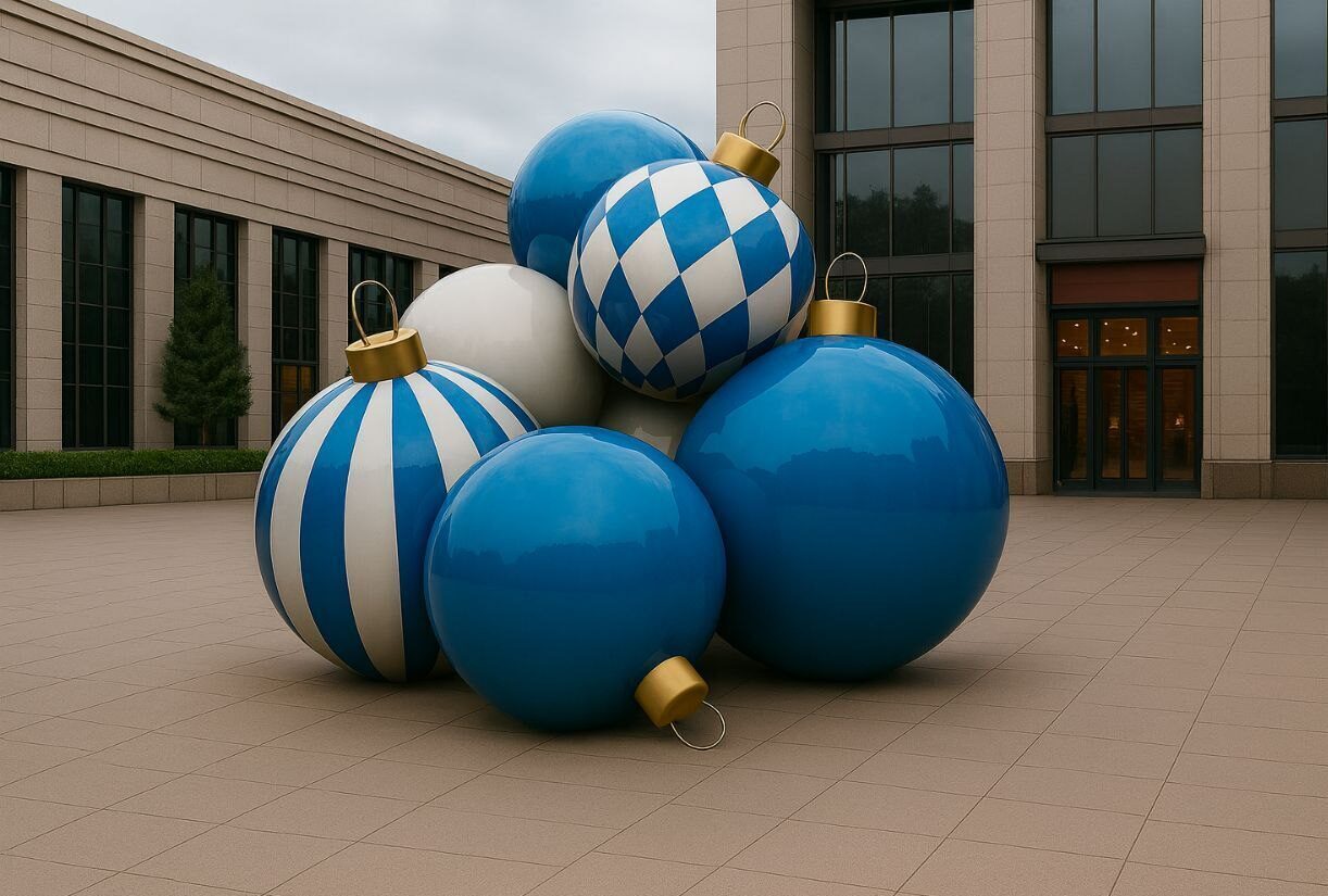 Арт-объект "Новогодние шары" 1 Арт-объект Новогодние шары из композита