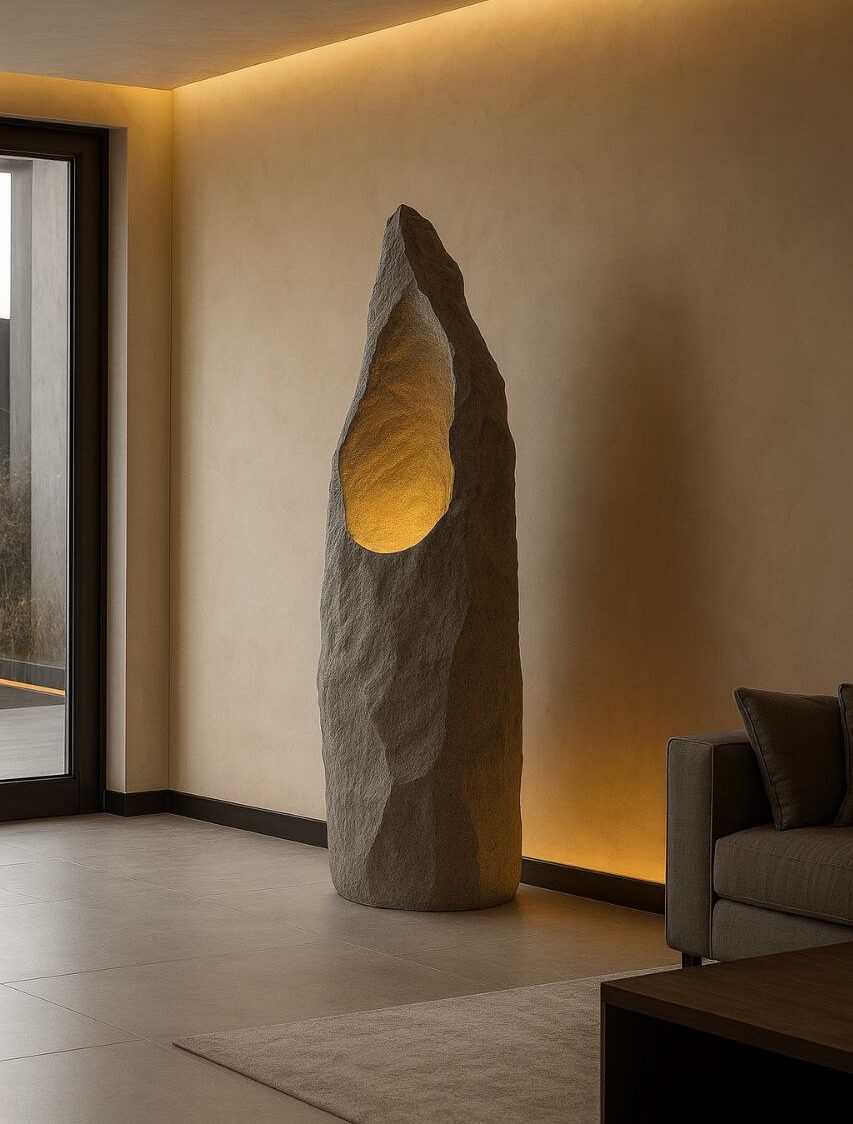 Арт-объект "Скала" 1 Арт-объект с подсветкой из композита