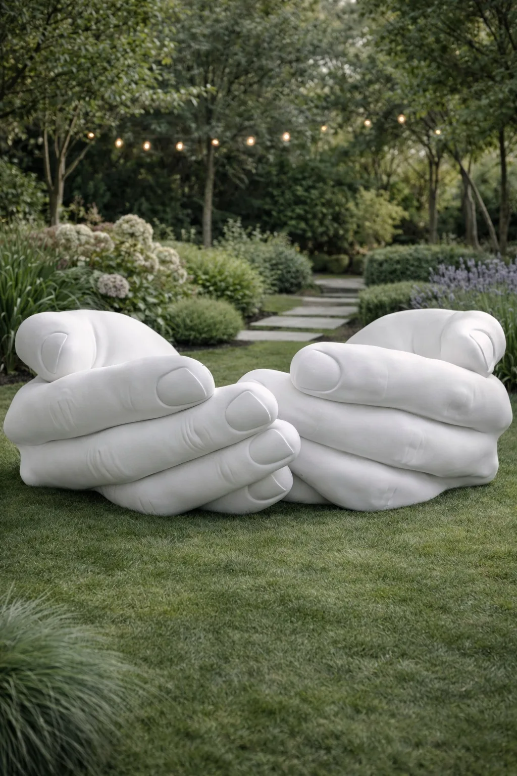 Арт-объект для сада "Руки природы" 1 арт-объект руки