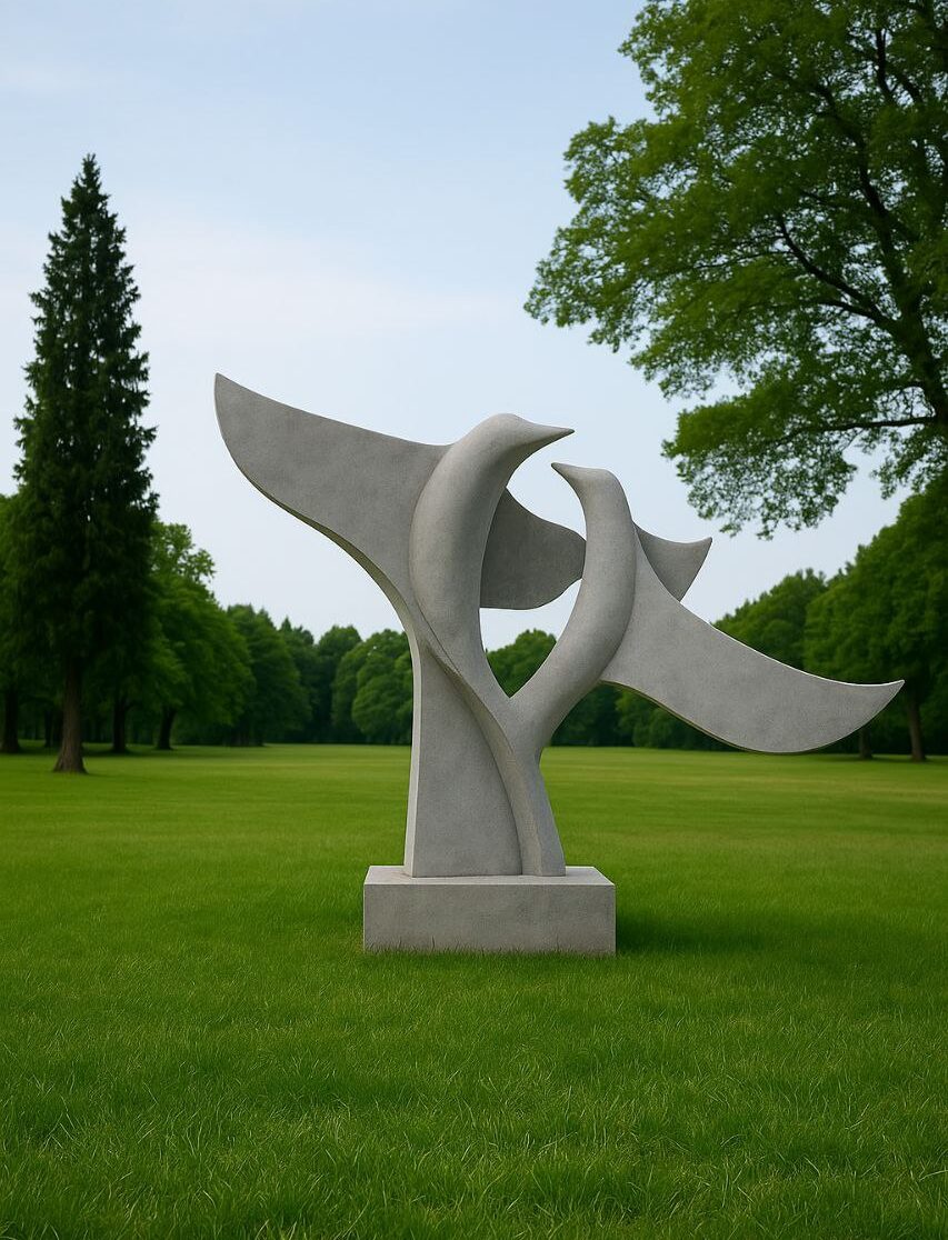 Скульптура "Полёт вместе" 1 Скульптура из композита Полёт вместе