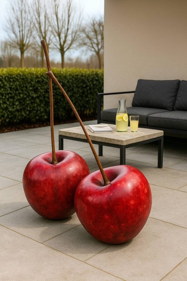 Скульптура вишни из композита арт-объект для сада