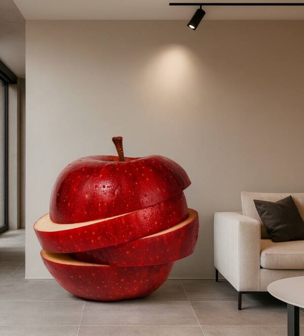 Скульптура яблоко арт-объект