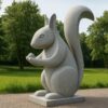 Скульптура белка с орешком из композита