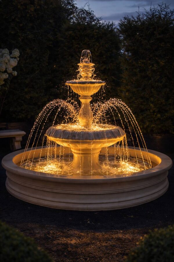 Фонтан королевский бежевый