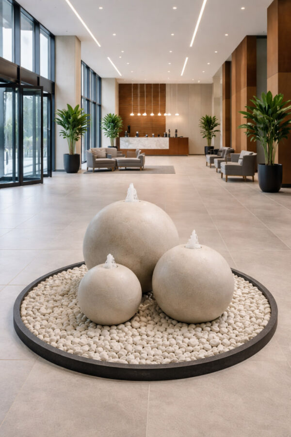 Фонтан Орбис для экстерьера и интерьера