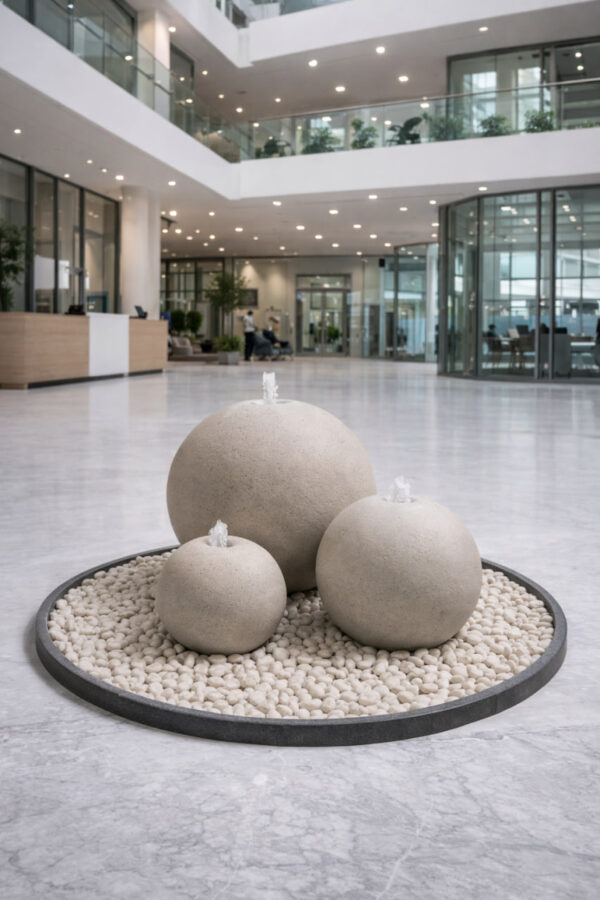 Фонтан Орбис для экстерьера и интерьера