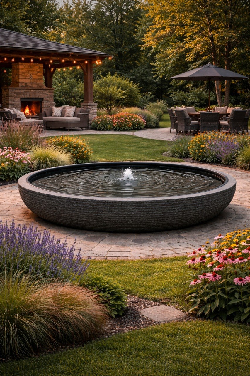 Фонтан Сарагоса Ø210 H30 см 1 Фонтан Сарагоса для ландшафта